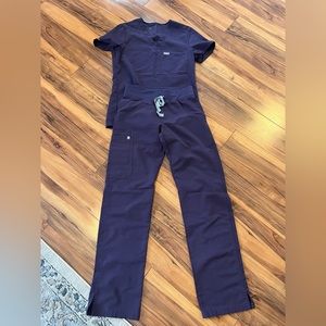 XXS Figs Scrub Set Womens Purple/Violet